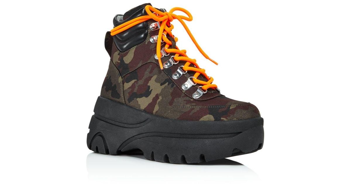 platform hiking boot