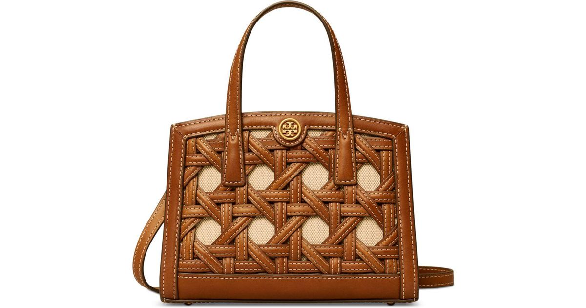 walker basket weave satchel