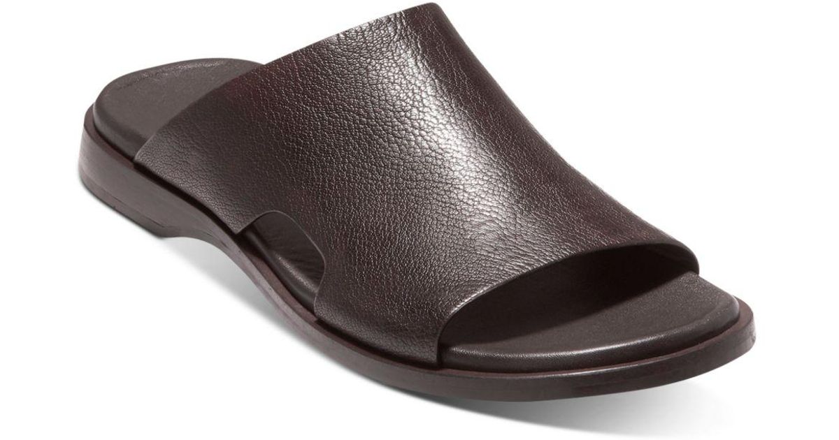 Cole Haan Goldwyn 2.0 Slide Sandals in Brown for Men Lyst