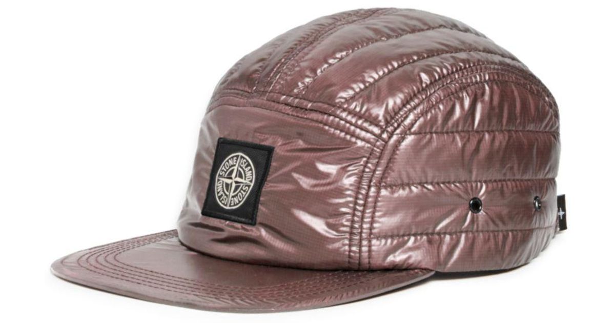 stone island puffer hat