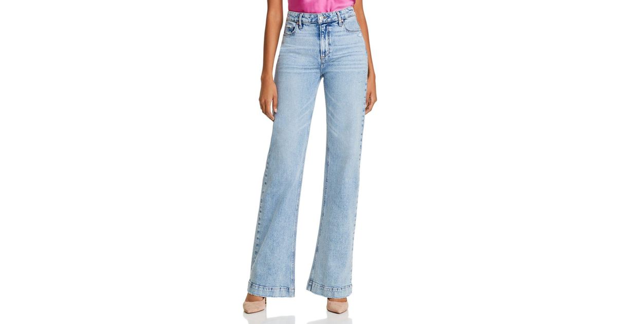 PAIGE Denim Leenah Wide - Leg Jeans In 