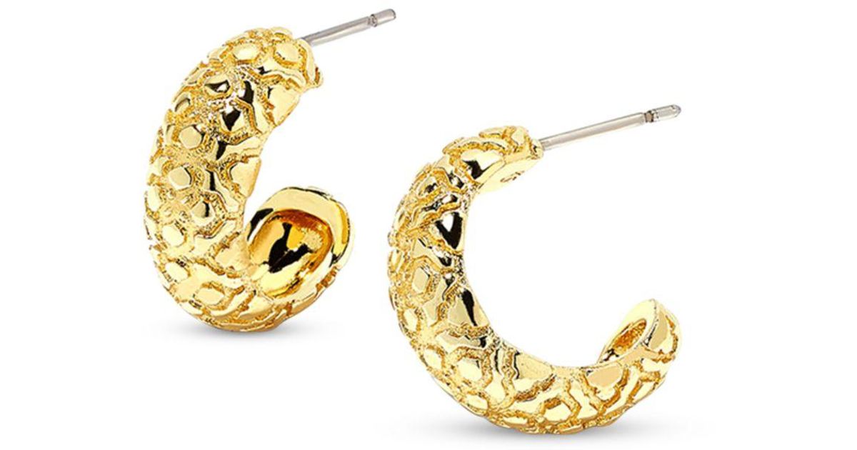 Kendra Scott Harper Huggie Hoop Earrings in Gold Metal (Metallic) Lyst