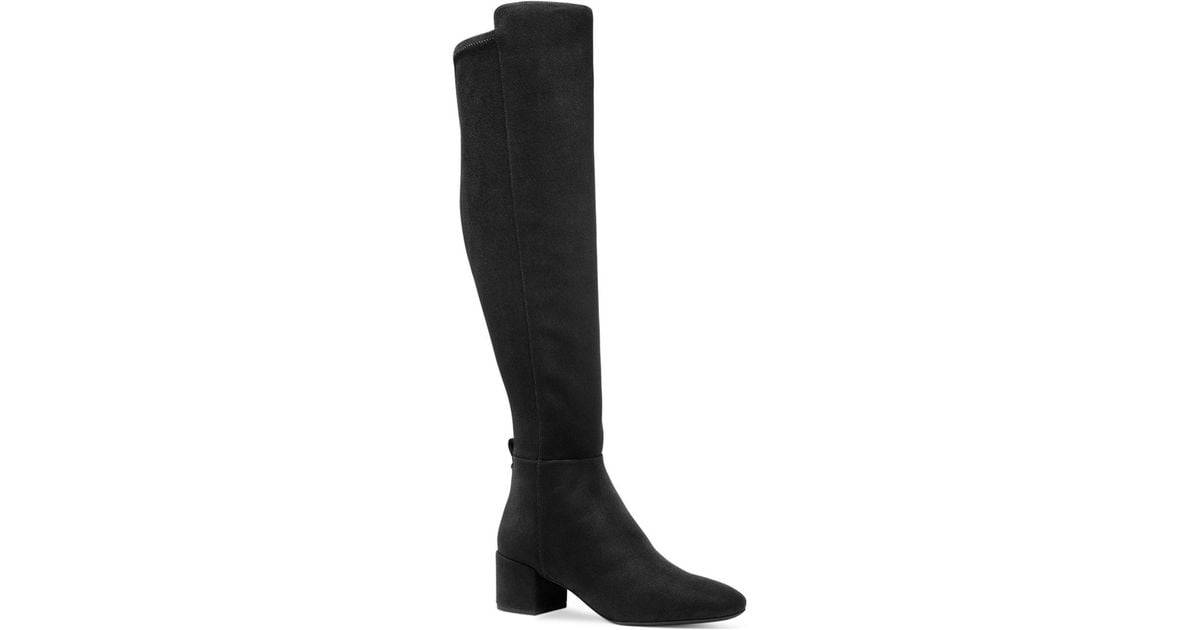 MICHAEL Michael Kors Synthetic Braden Riding Boots in Black | Lyst