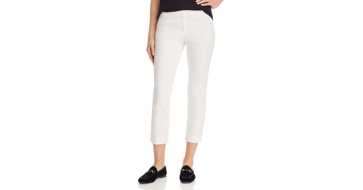 theory classic crop skinny pants