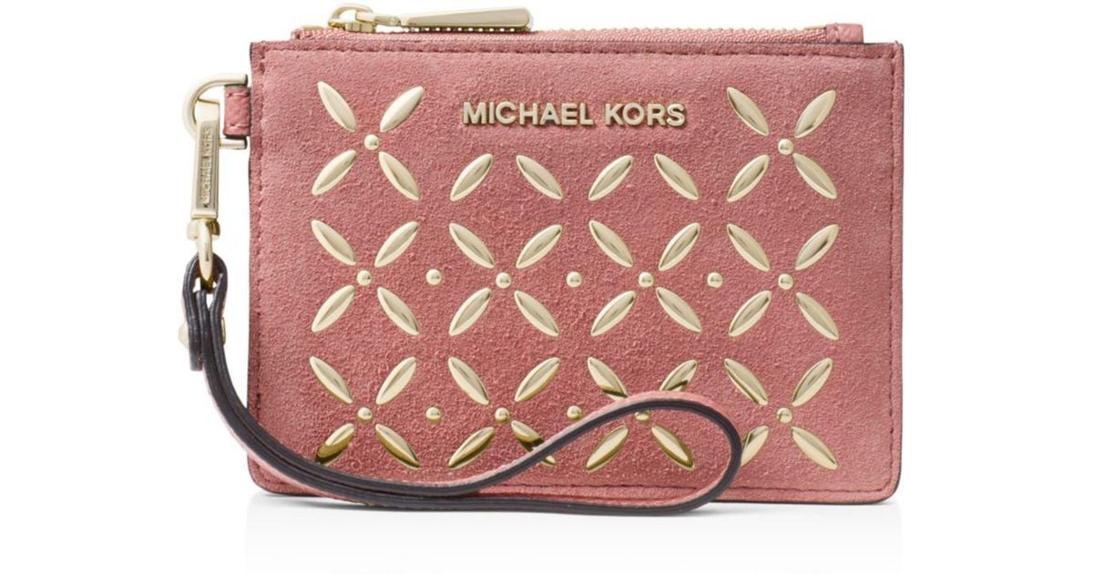 pink and gold michael kors purse