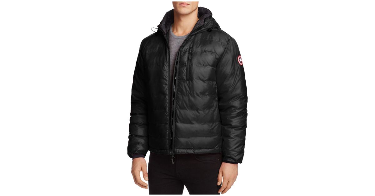 Lyst - Canada Goose Lodge Hooded Down Jacket in Black for Men