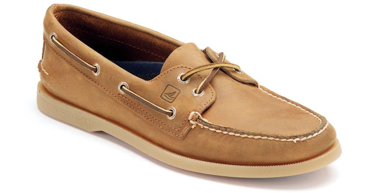 sperry two eye boat shoe mens