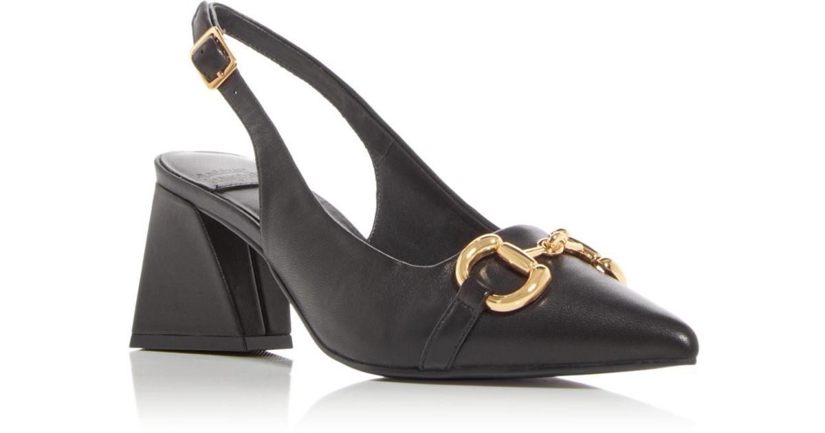 Jeffrey Campbell Nakita Slingback Block Heel Pumps Lyst