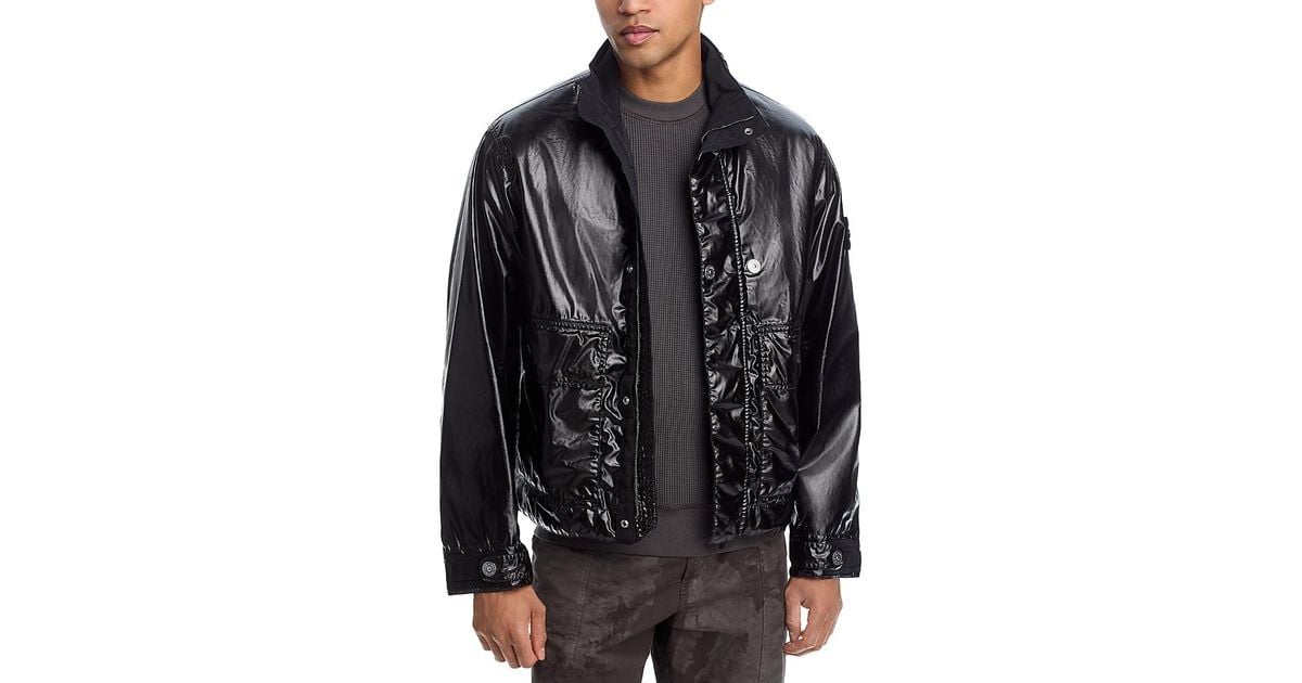 Stone Island Capospalla Regular Fit Jacket in Black for Men | Lyst