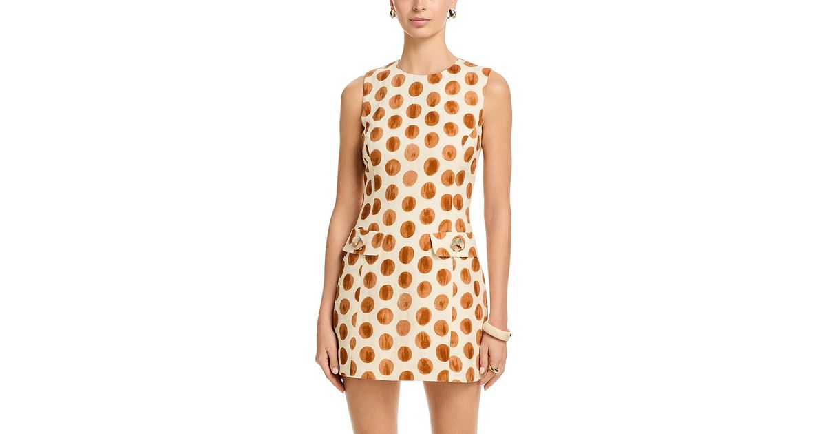 Cara Cara Posie Mini Dress in Orange | Lyst