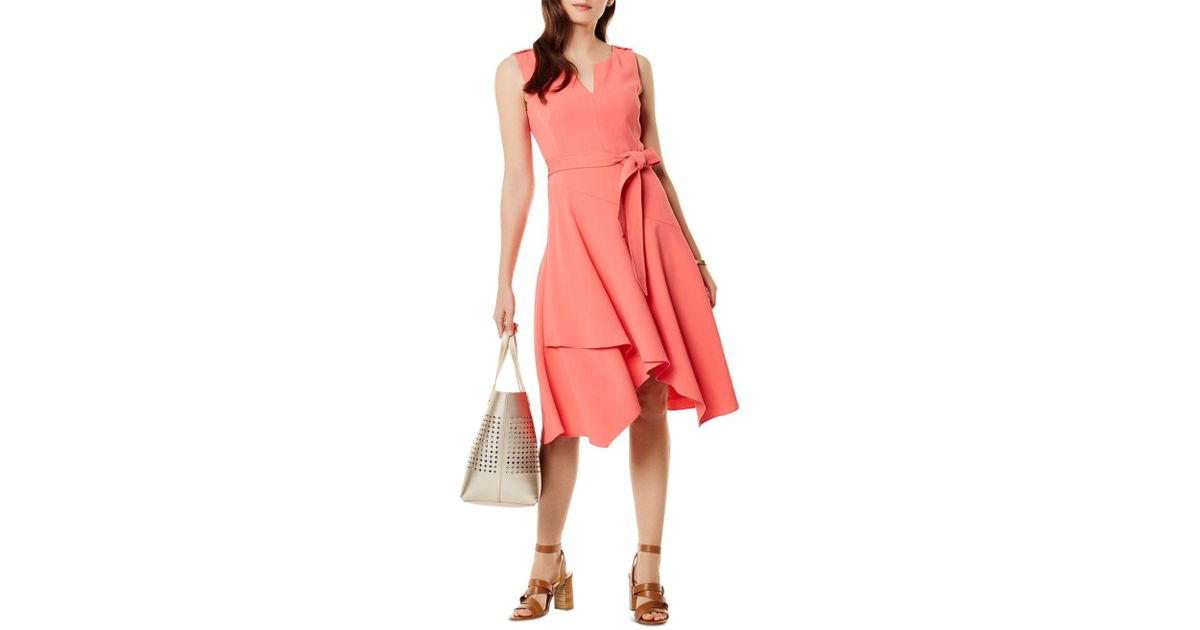 coral dress karen millen