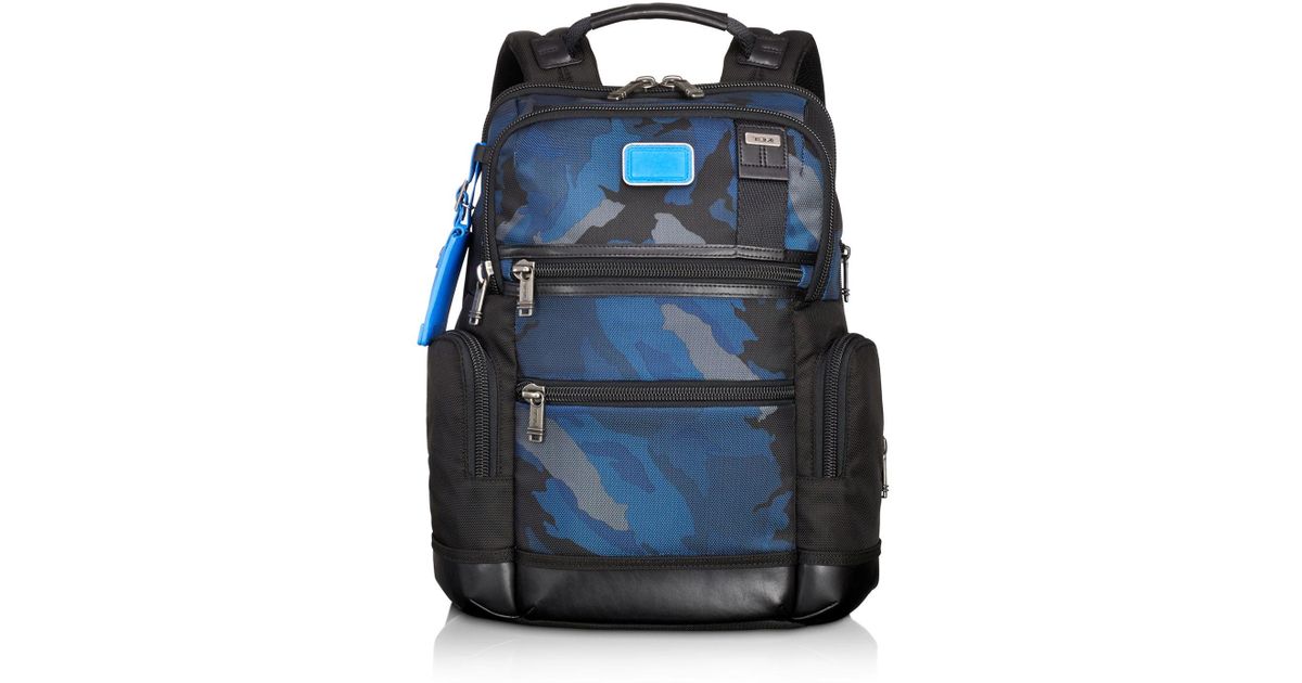 tumi backpack blue camo