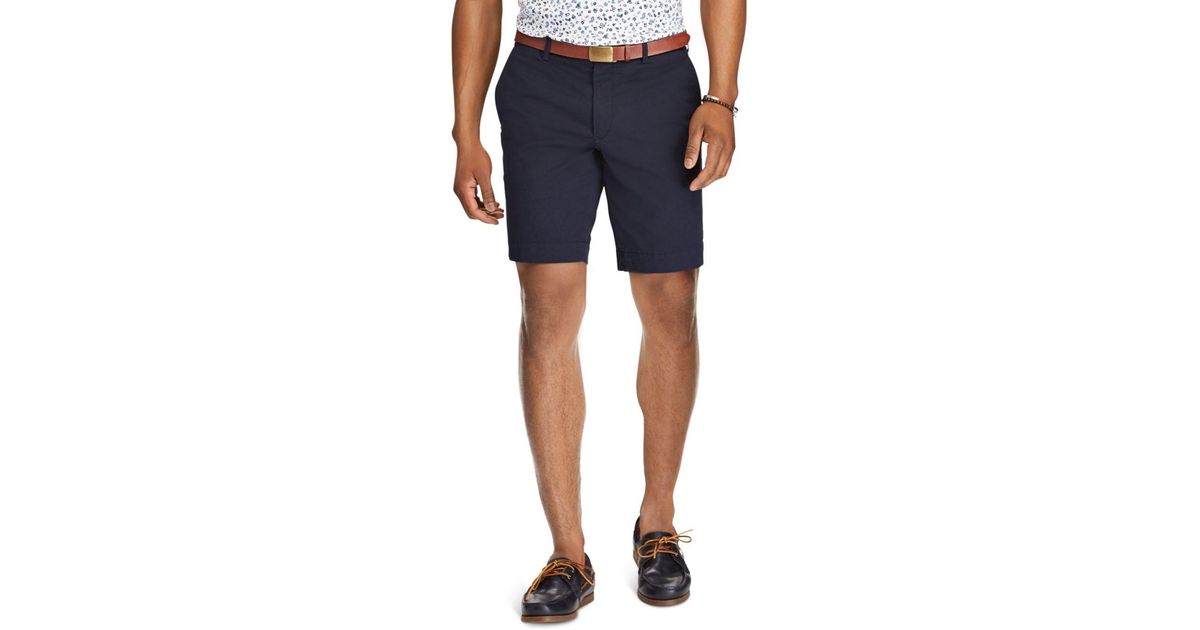 Inch Stretch Slim Fit Twill Shorts in 