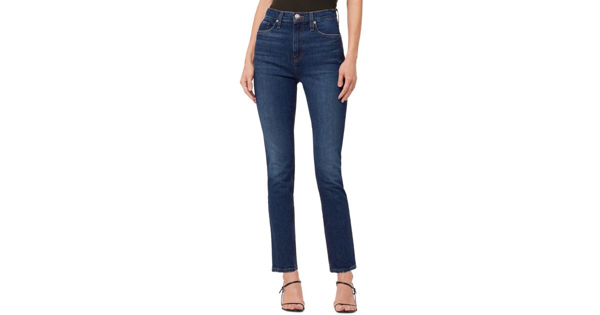 Hudson Jeans Denim Harlow High Rise Ankle Straight Leg Jeans In Meadow ...