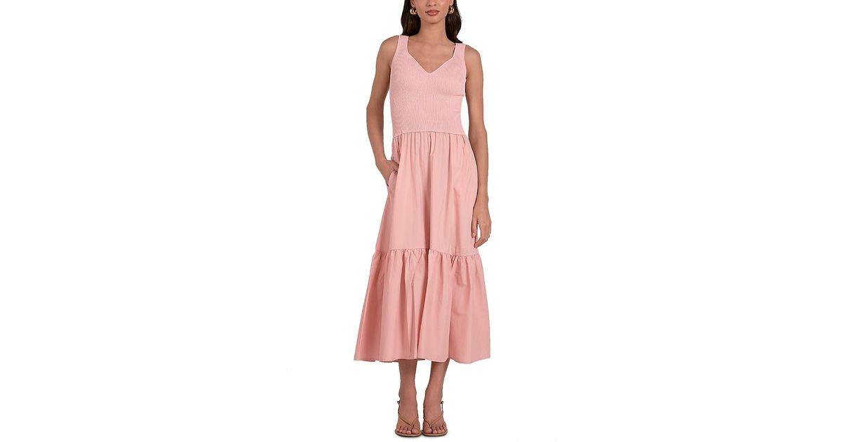 Elan Halter Ring Maxi Dress main image 1