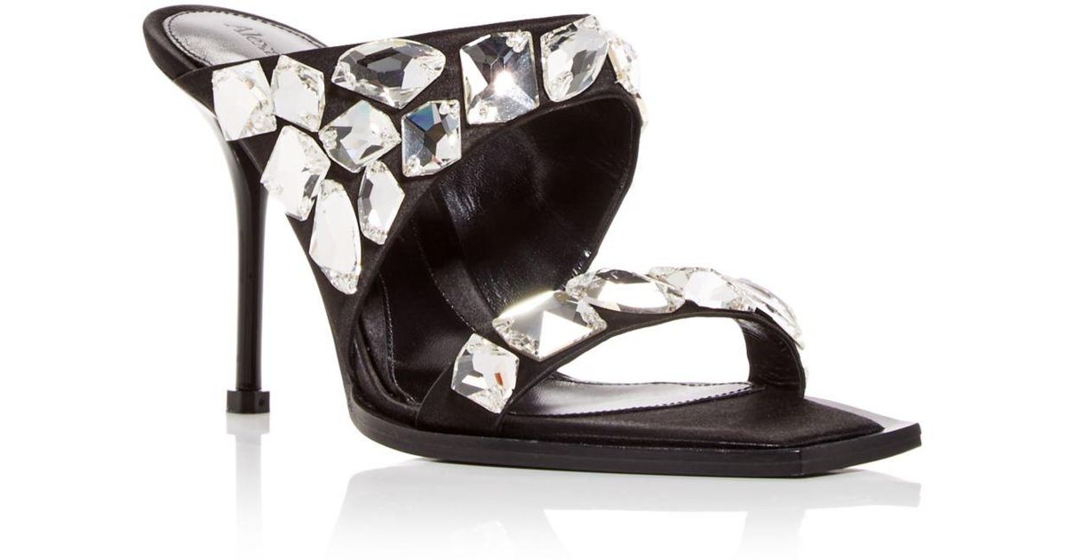 black heeled flats