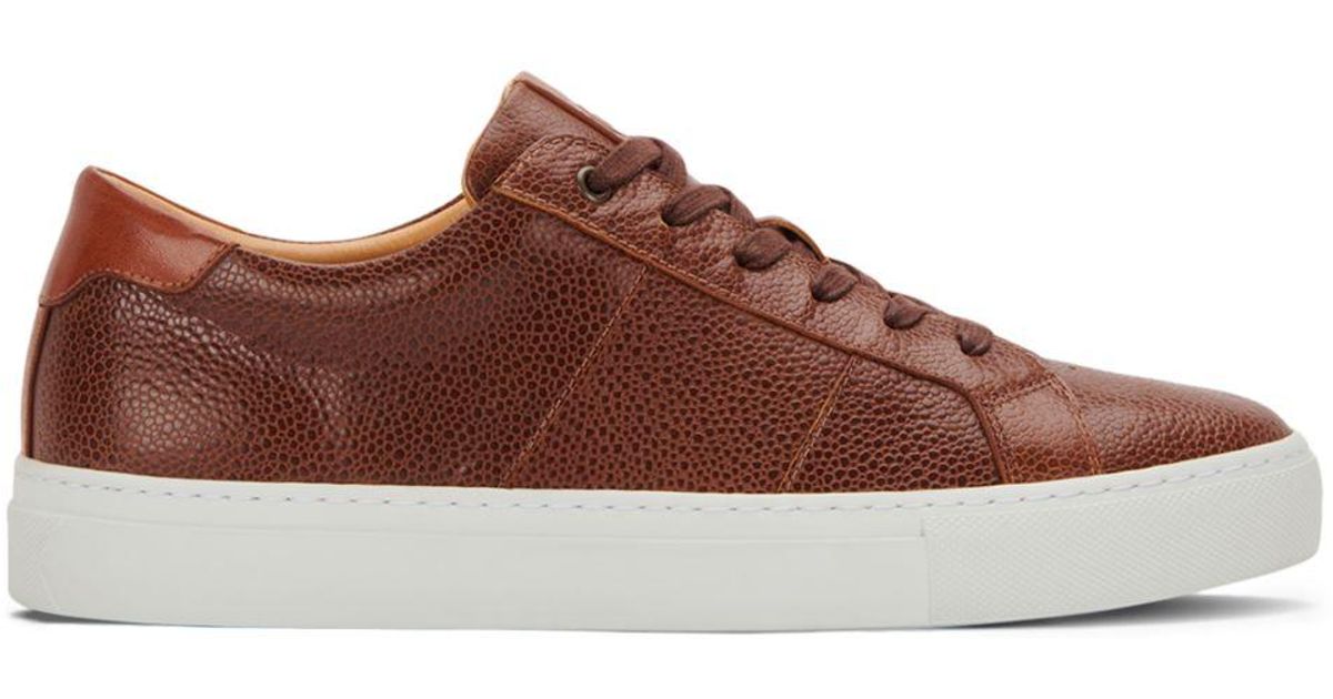 GREATS Leather Royale Lace Up Sneakers in Dark Brown (Brown) for Men | Lyst