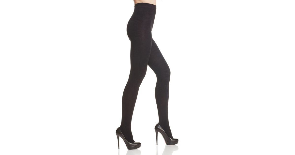 dkny fleece tights