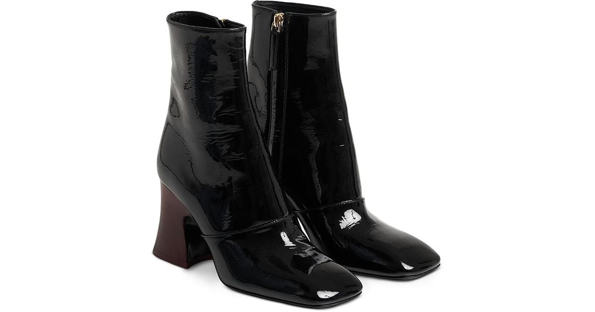 Chloe Janis Ankle Boots in Black Lyst