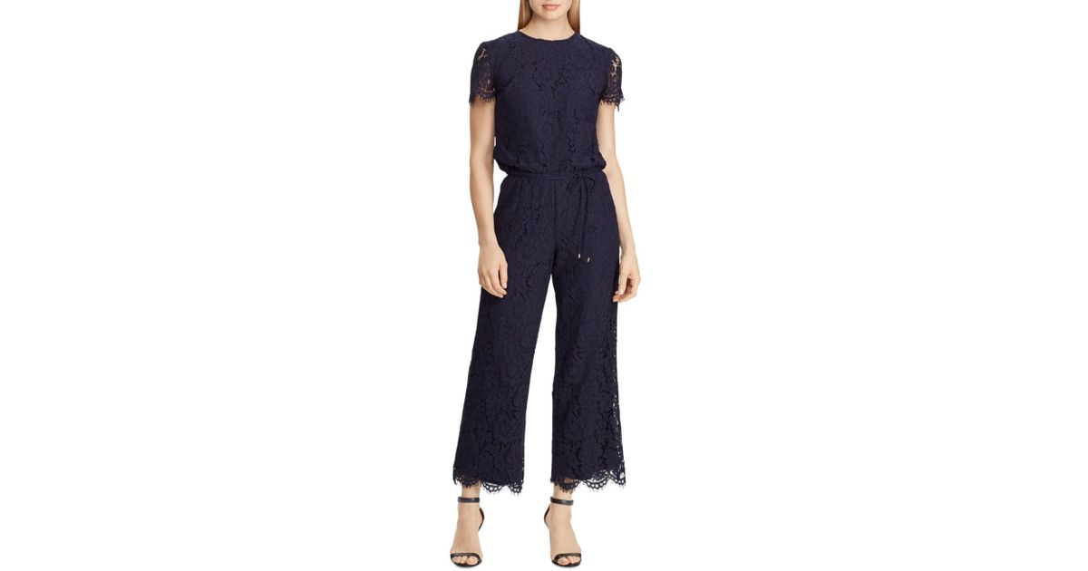 ralph lauren jumpsuit navy