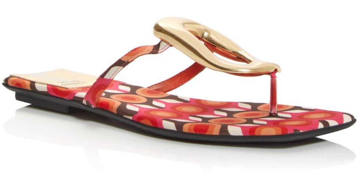 Jeffrey Campbell Linques Thong Sandals in Pink Lyst