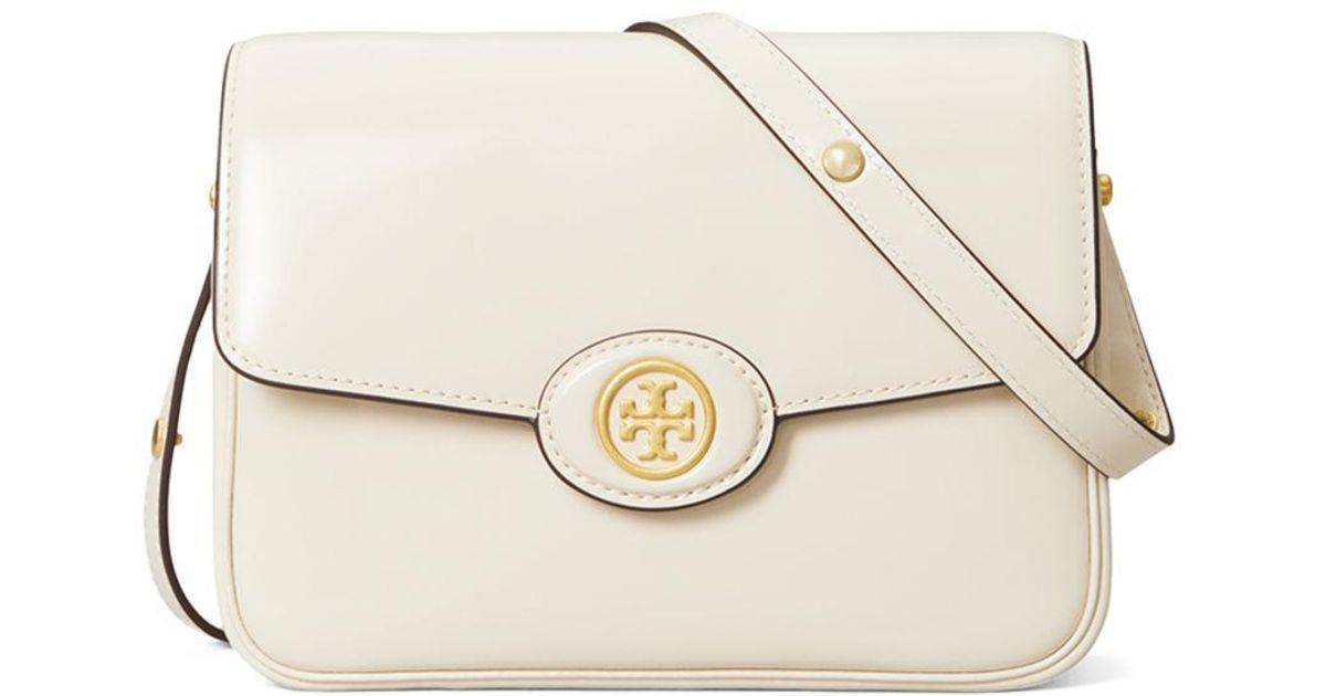 Tory Burch Robinson Spazzolato Leather Convertible Shoulder Bag in