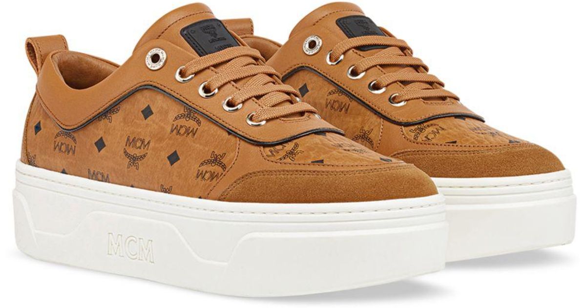 mcm skyward platform sneakers