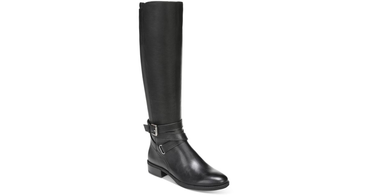 Sam Edelman Leather Pansy Knee High Boots in Black Lyst