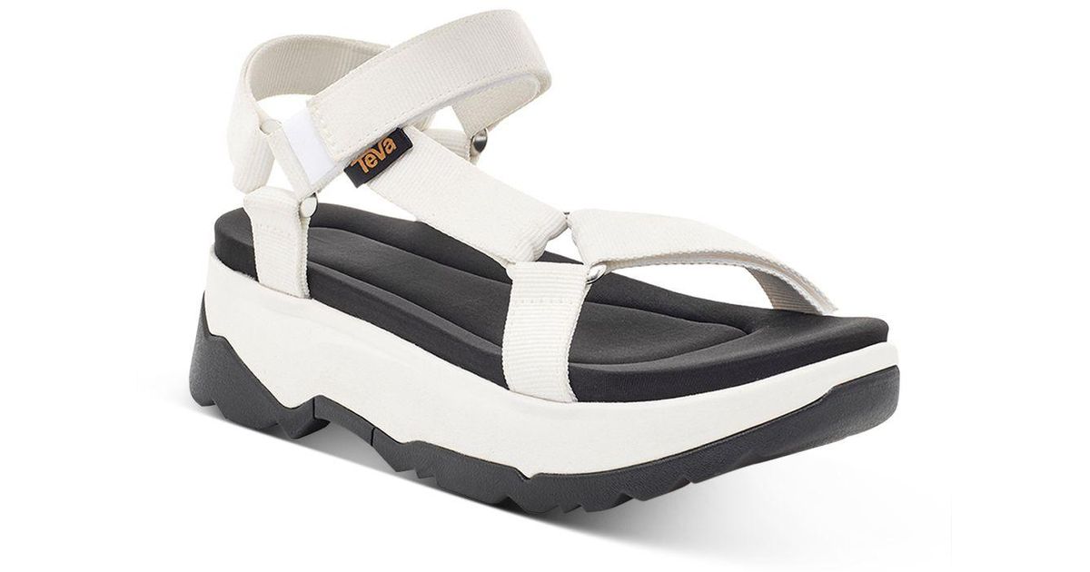 teva high platform sandals