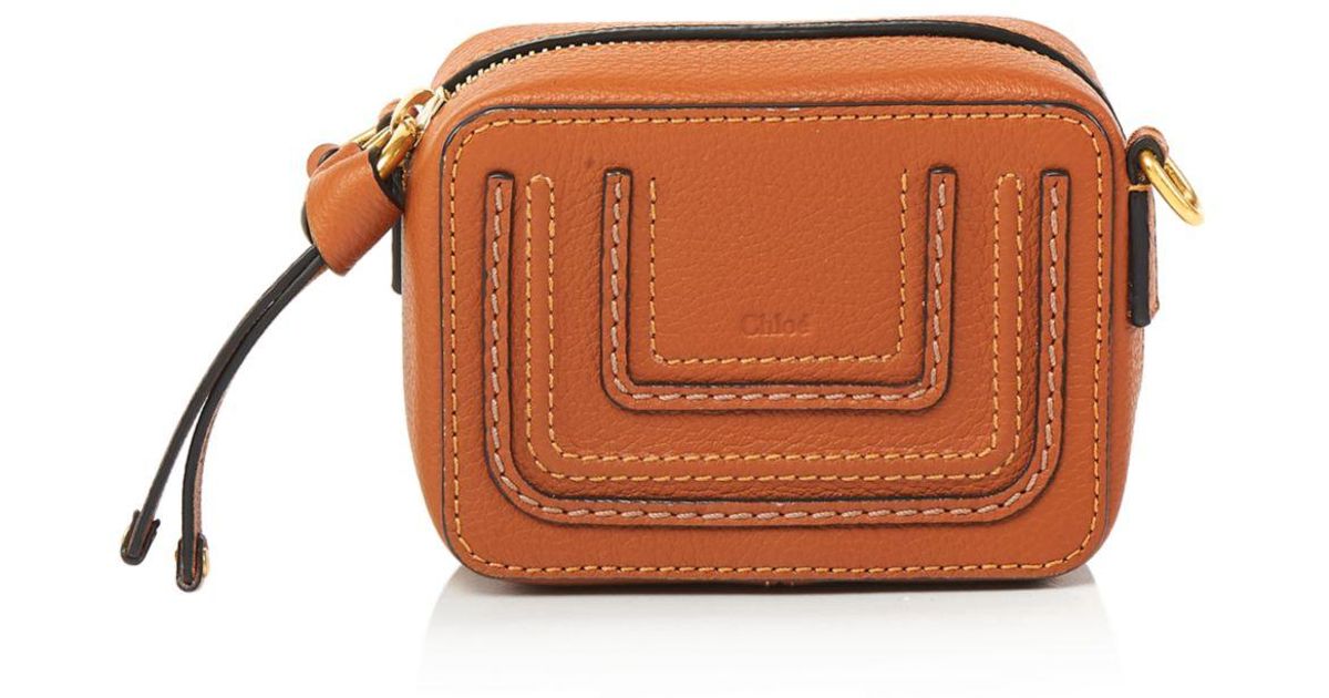 Chloé Marcie The Mini's Flat Pouch in Brown | Lyst Canada