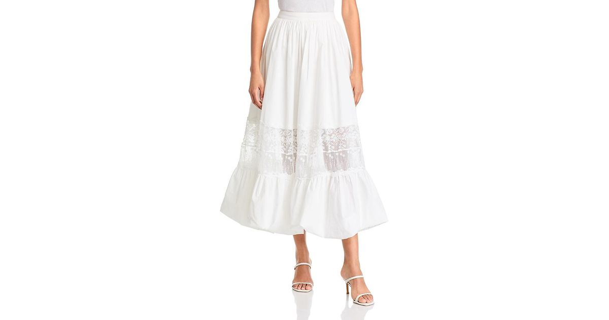Lulu Mac Bubble Skirt - White