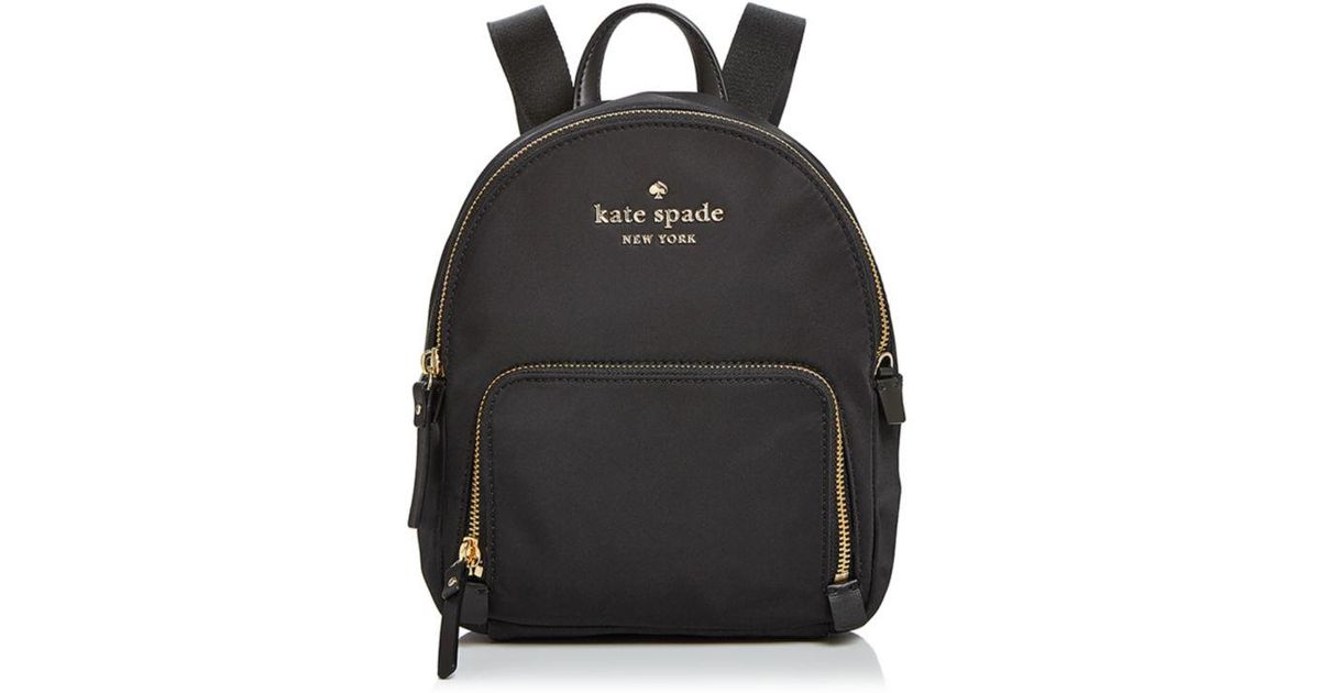 Kate Spade Watson Lane Small Hartley Nylon Backpack in Black | Lyst Canada