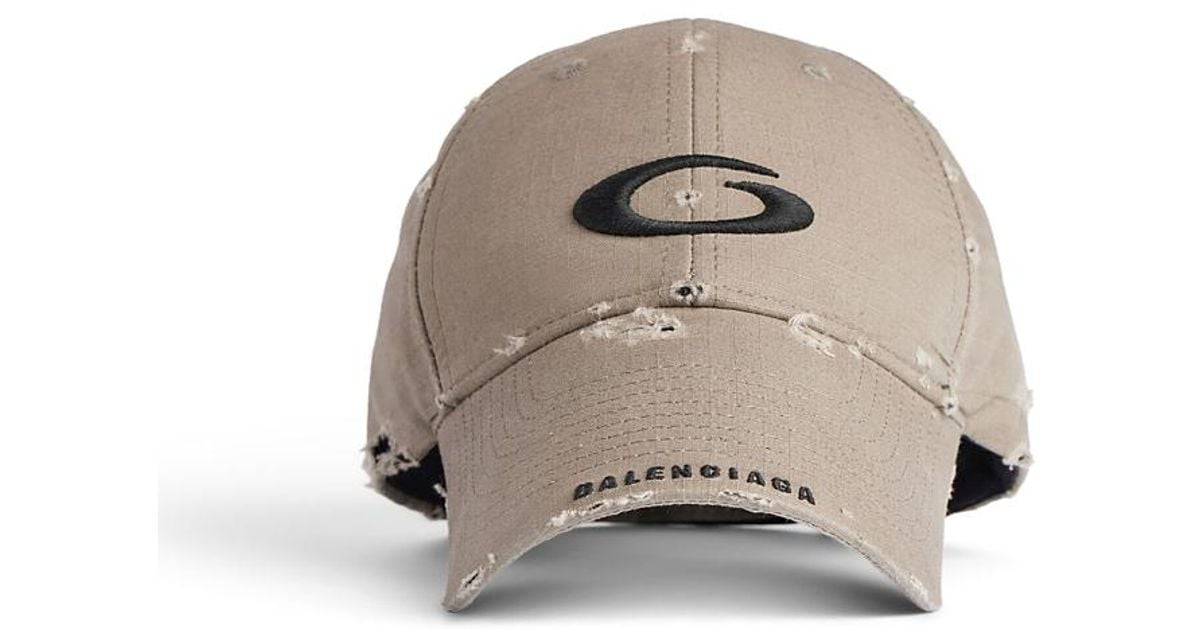 キャップ BALENCIAGA 'Cargo Sports Loop Icon' cap Sports Loop Icon Cargo Cap in Dark Beige/black | Balenciaga US