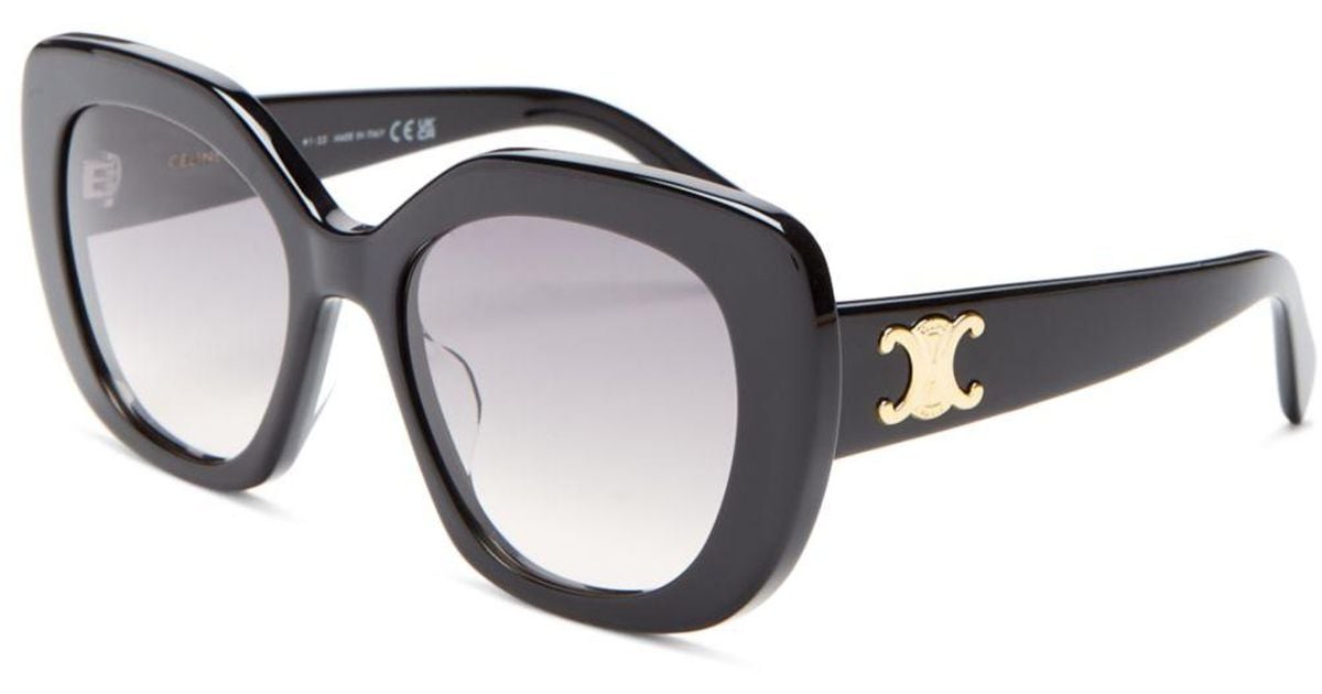 Celine Triomphe Square Sunglasses Lyst Canada