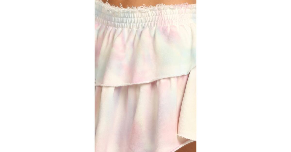 loveshackfancy tie dye skirt
