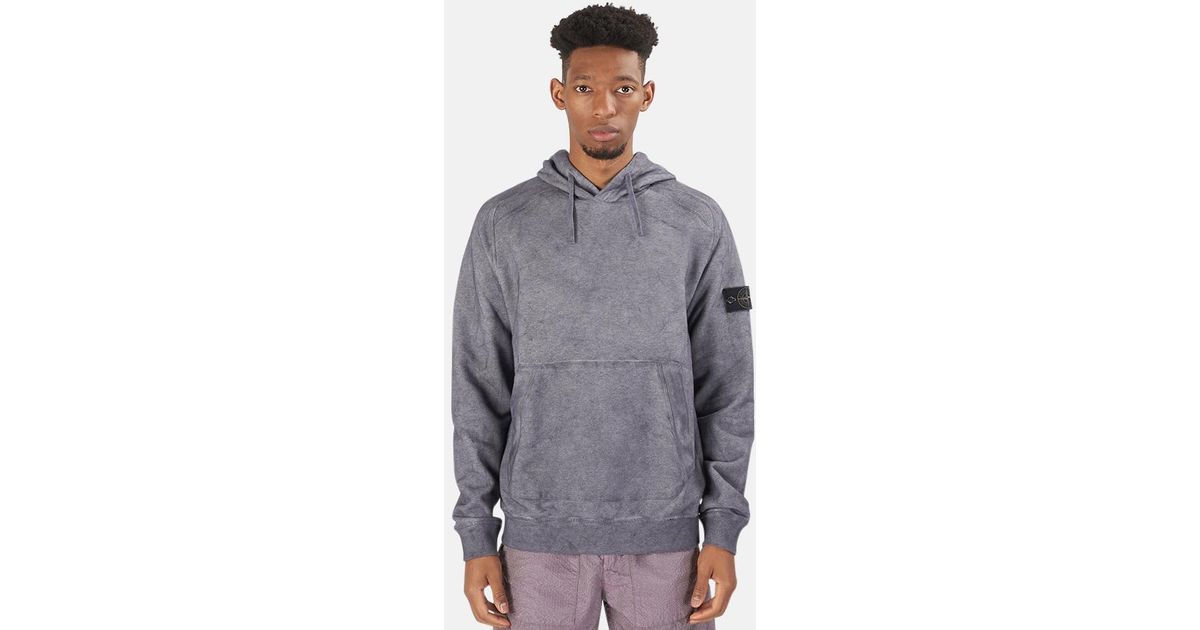 stone island dust treatment hoodie