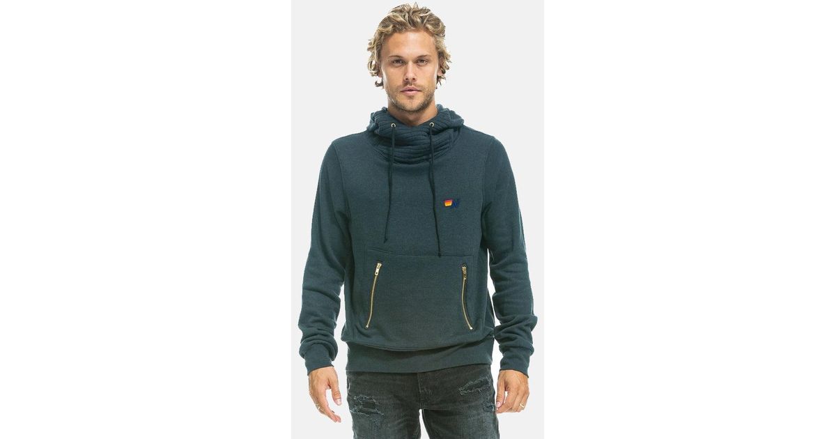 Aviator Nation Ninja Hoodie Charcoal in Green for Men | Lyst