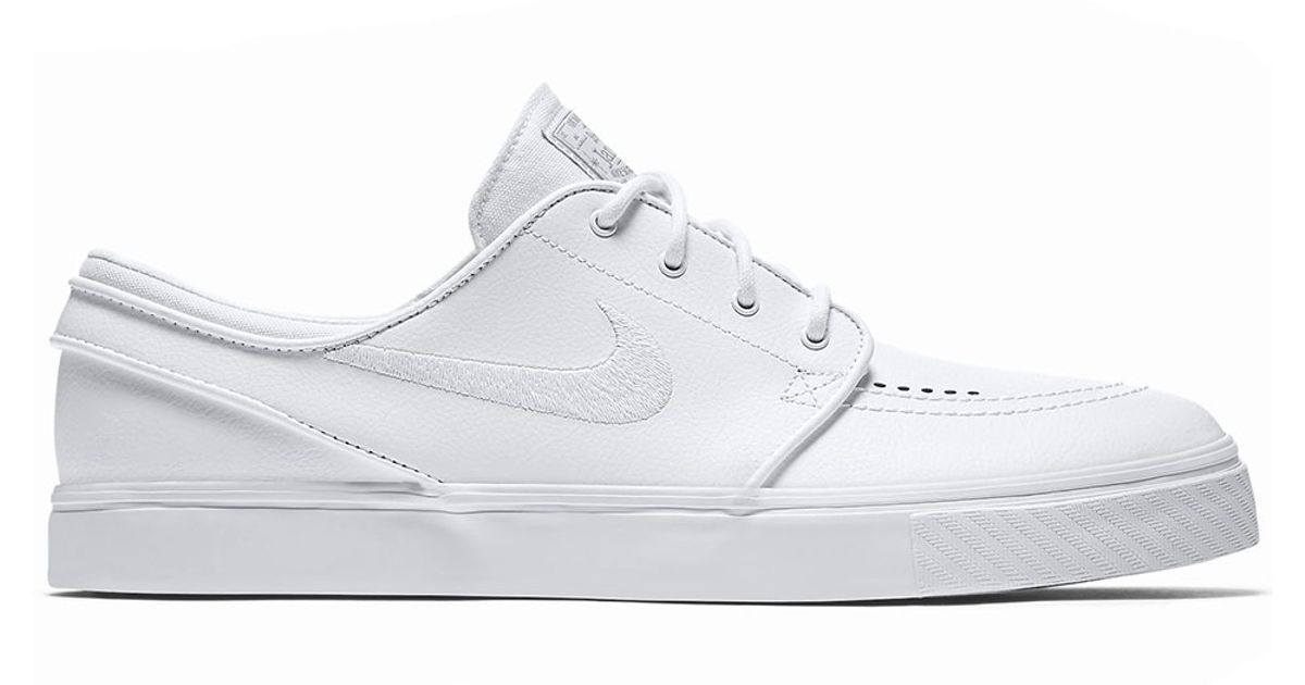 Nike Sb Zoom Stefan Janoski Leather in White for Men - Lyst