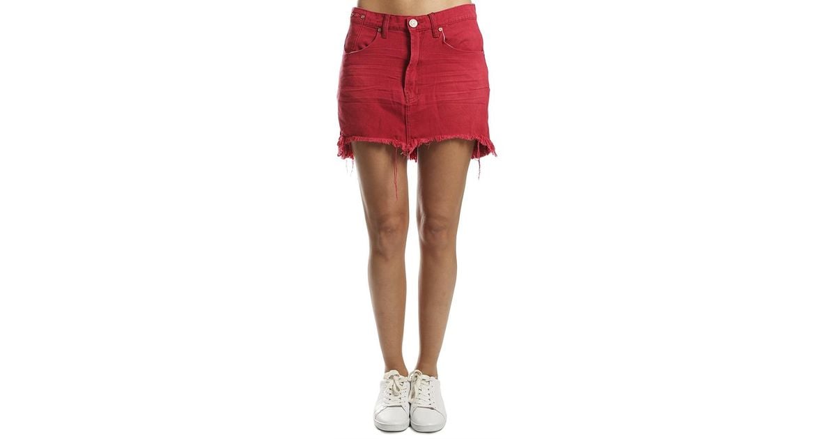 one teaspoon leopard vanguard skirt