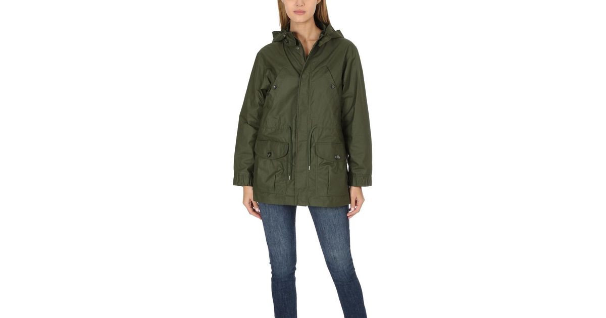 A.P.C. Cotton Zodiac Parka in Khaki Military (Green) Lyst