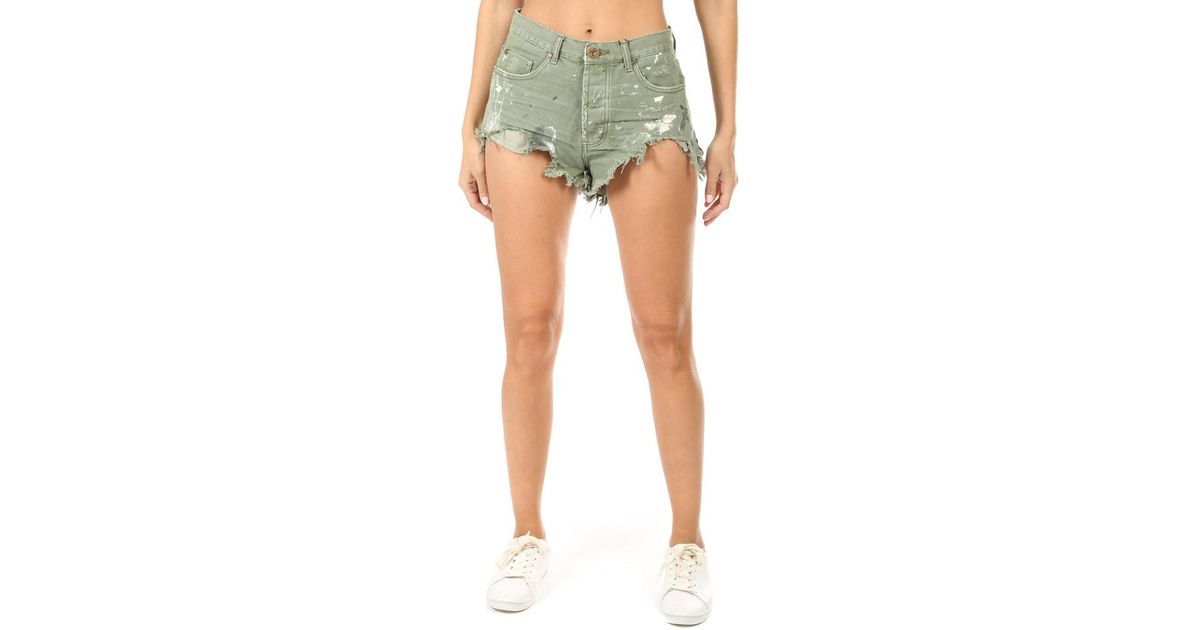 one teaspoon khaki shorts