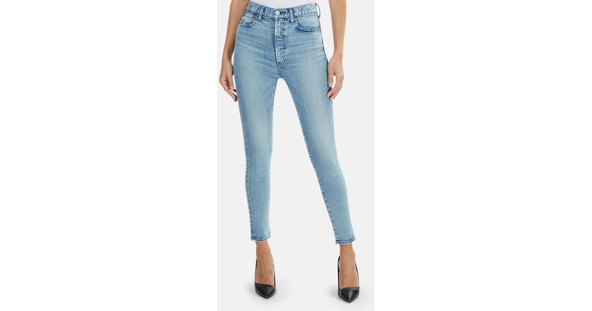 light blue vintage jeans