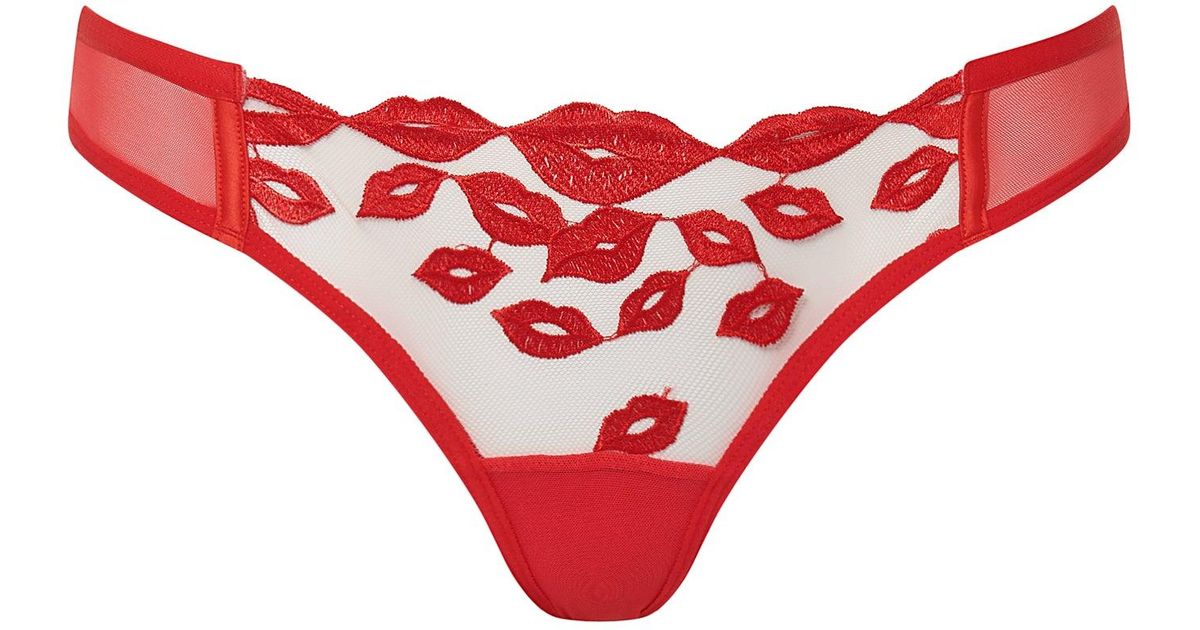 Bluebella Bluebella Marian Embroidered Panty Lyst bluebella-bluebella-marian-embroidered-panty-lyst