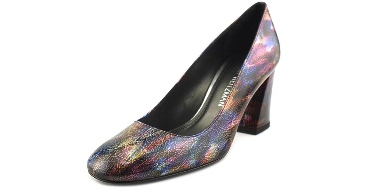 stuart weitzman square toe heels