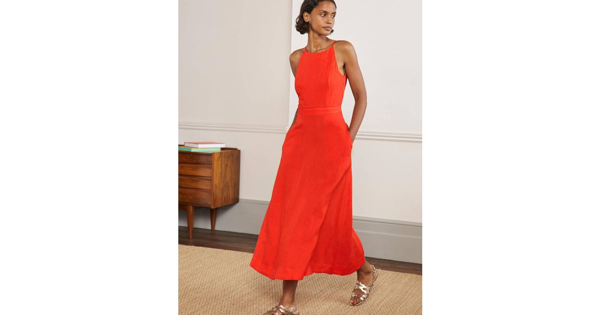 black halter satin dress Elegant Halter Black Satin Ruffle V-Neck Maxi Dress main image 1