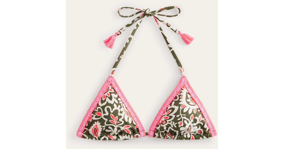 Boden Crochet String Bikini Top Kale In Pink Lyst Boden Crochet String Bikini Top Kale In Pink Lyst