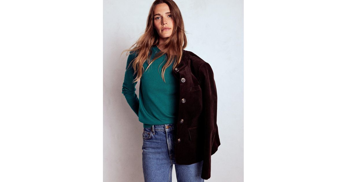 Boden Briony Stitch Jumper in Blue | Lyst