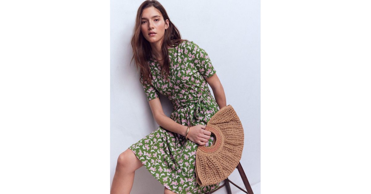 boden flippy jersey dress Boden Women's Daisy Flippy Jersey Dress in Blue