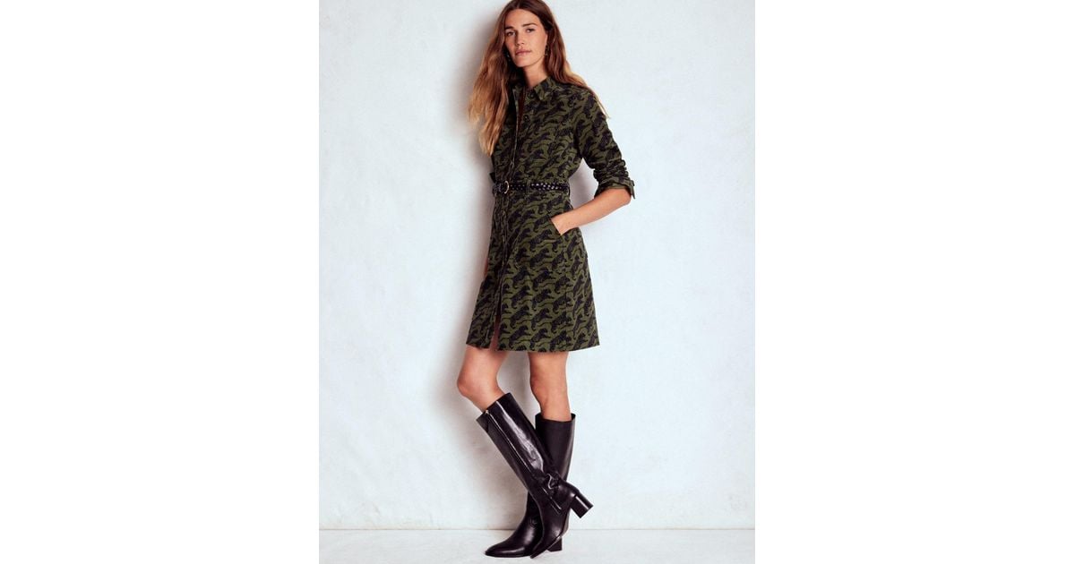amanda cord short dress Boden Amanda Cord Short Dress-Woodland, Leaping Tiger