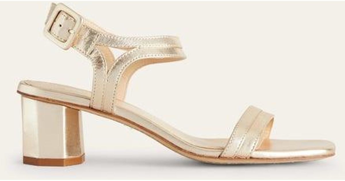 Boden Block heel Sandals in Natural Lyst